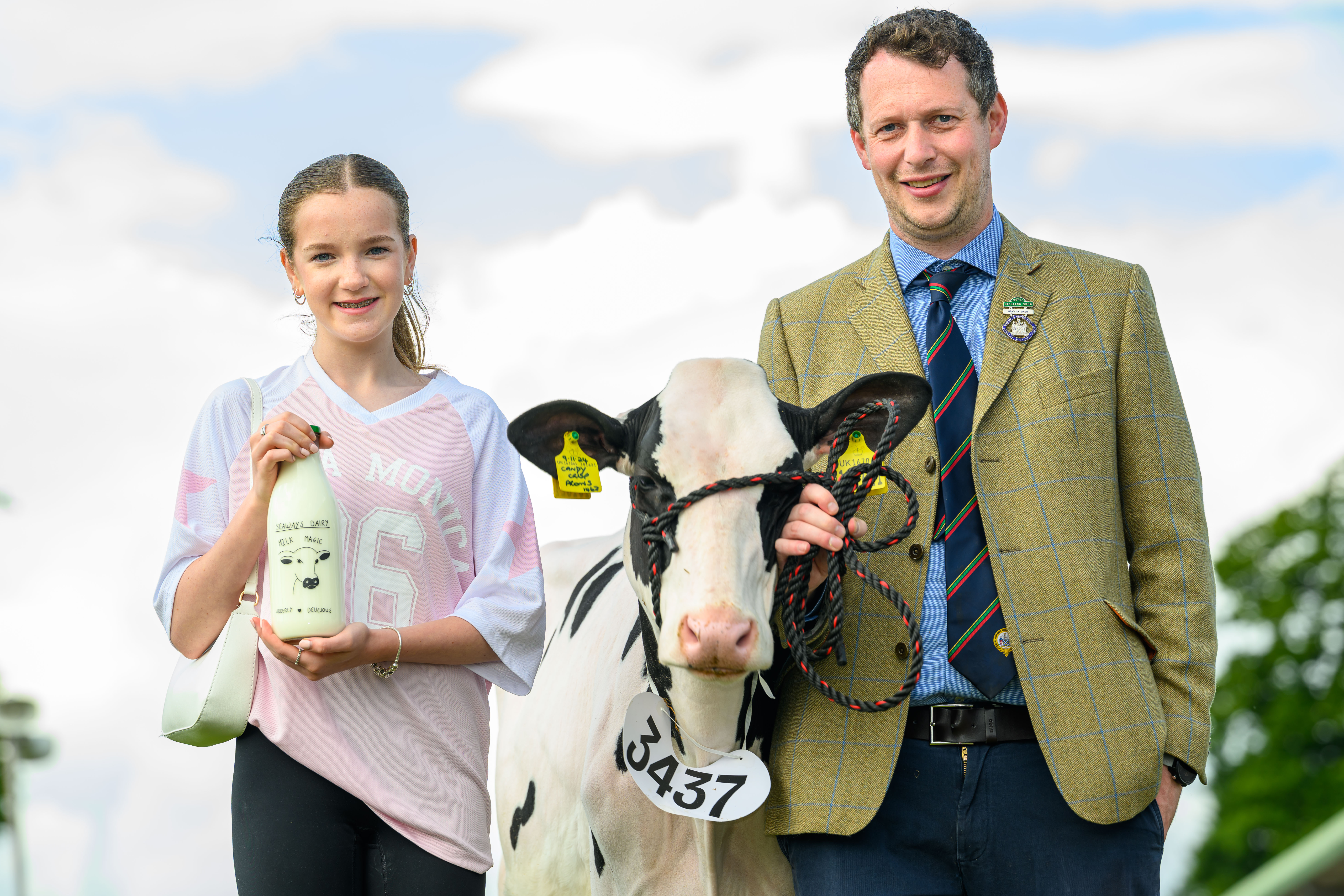 Firrhill High School Pupil, Lucy Bell With Head Of Show, David Tennant