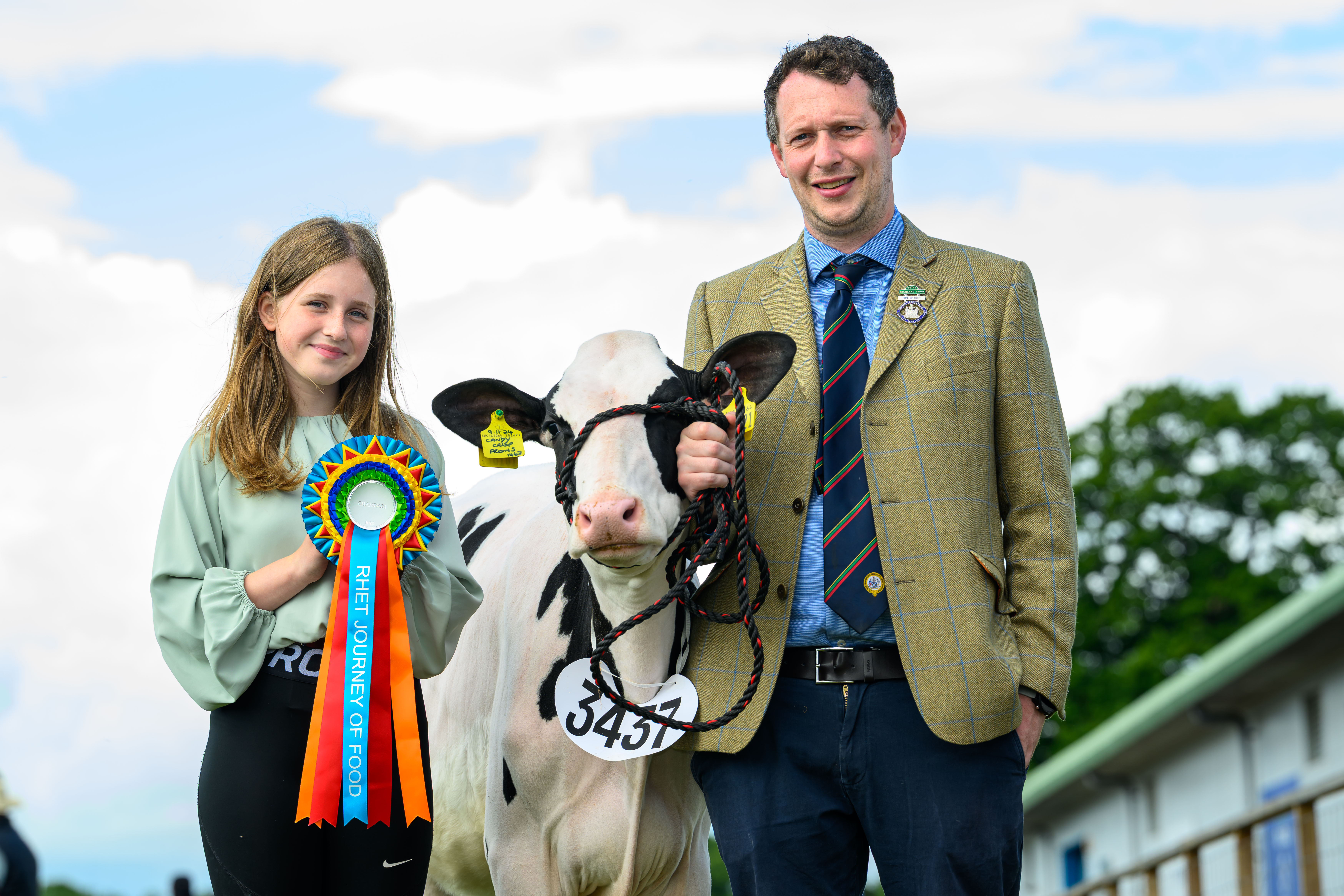 The Community Of Auchterarder Pupil, Sophie Deas With Head Of Show, David Tennant (1)